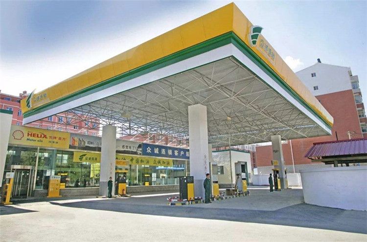 虎林加气站钢结构网架案例7